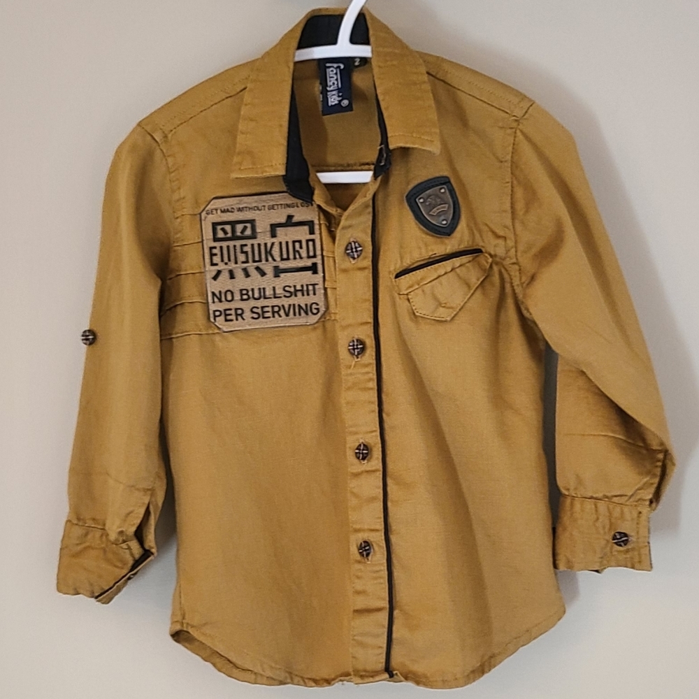 Fancy Kids boy's button down dress shirt